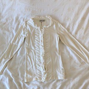 White Esprit Long Sleeve T-Shirt NWOT